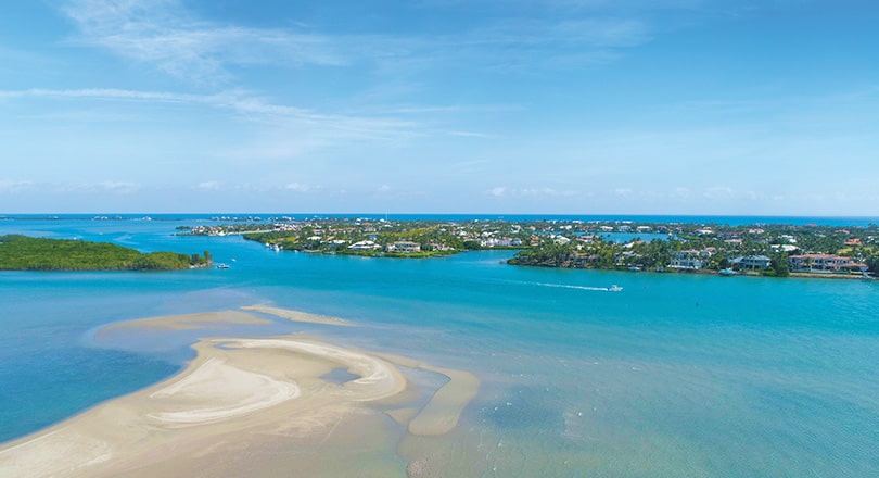 aerial of hutchinson island