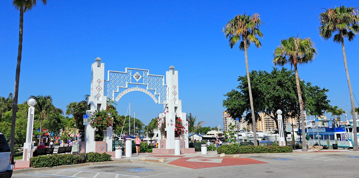 sarasota bayfront arch