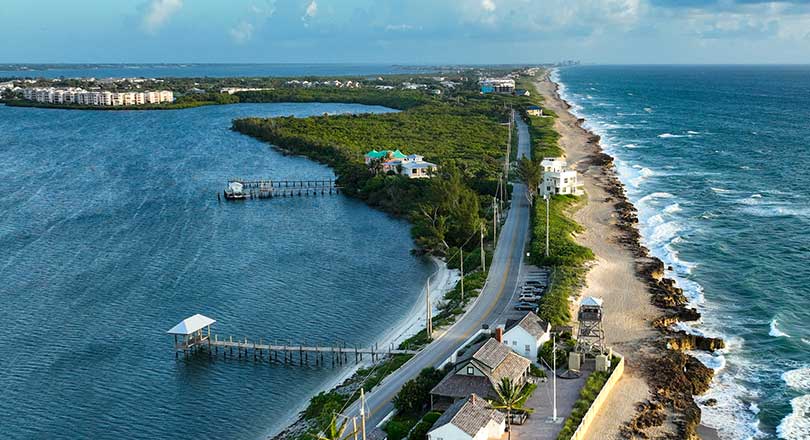 Martin County House of Refuge, Aerial Picture