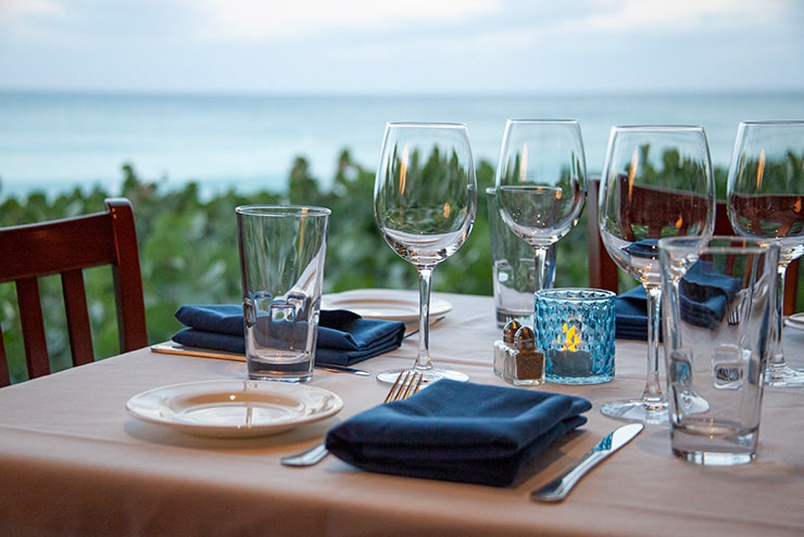 oceanfront dining at kyle gs