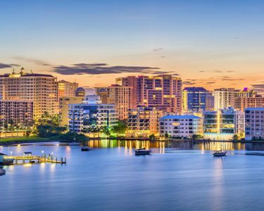 city skyline Downtown Sarasota