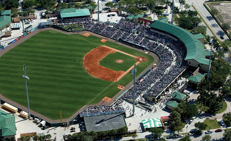 Roger Dean Stadium Aerial