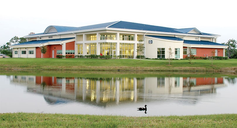 Exterior of school in Martin County School District