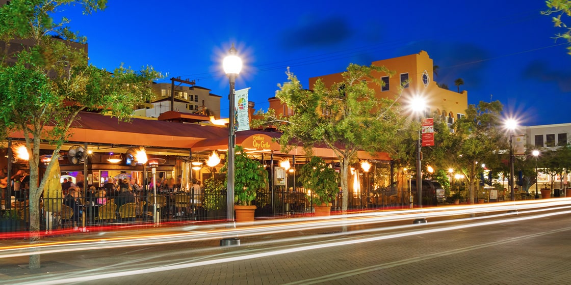 downtown sarasota streetscape