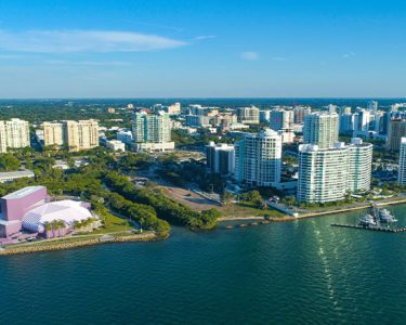 aerial of Sarasota Florida