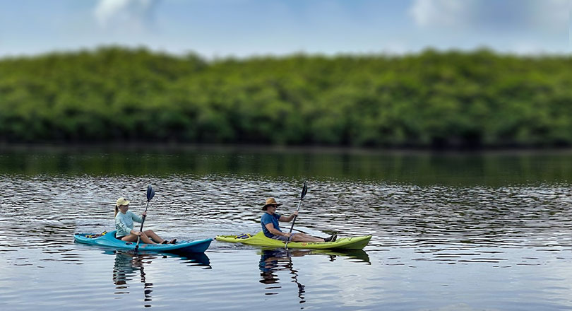 kayakers at Jonathan Dickinson State Park