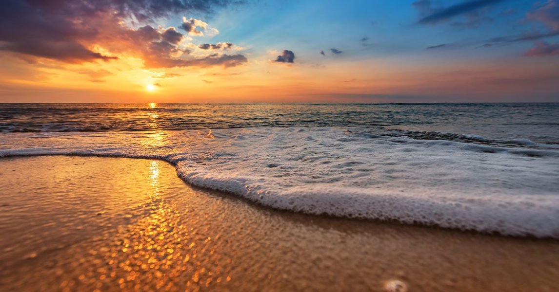 Sunset over Hightower Beach