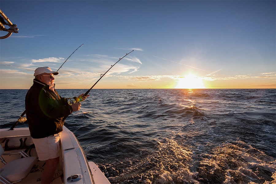 open water fishing 