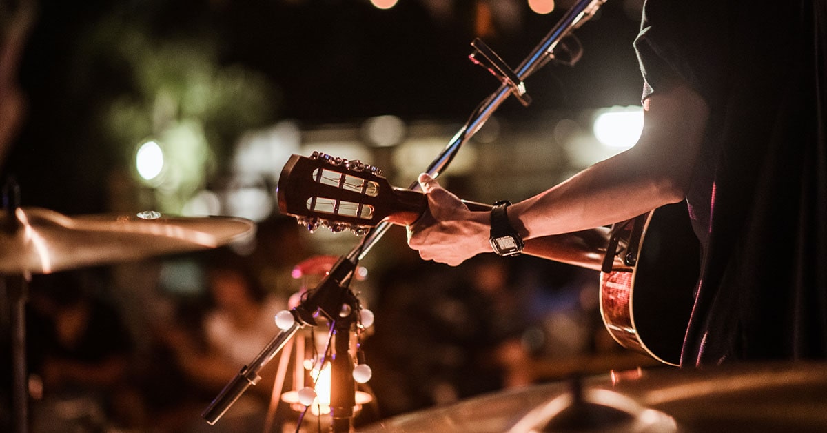 musicians performing