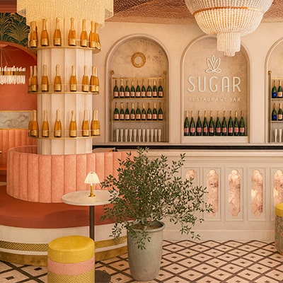 Inside Sugar Champagne Bar