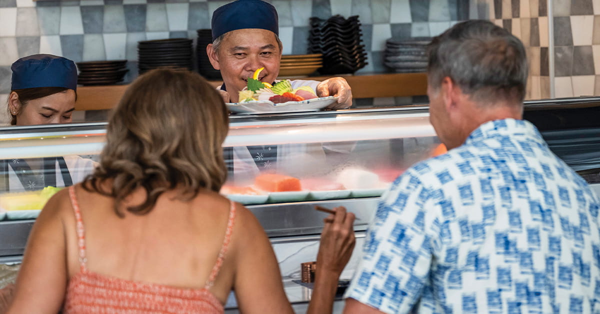 Couple at Boca West Raw Bar