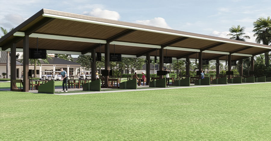 rendering of glynlea golf range