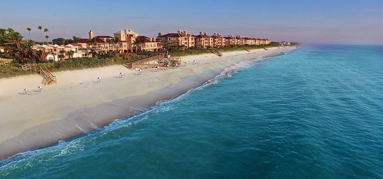 Vero beach coast line