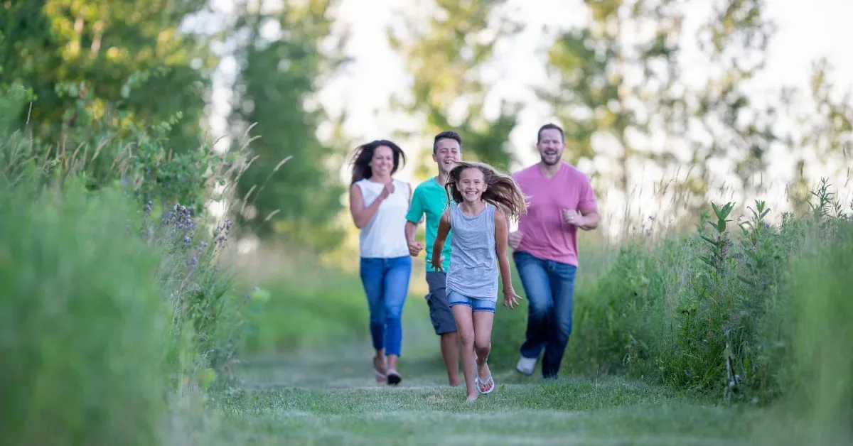 Family Outdoor Run