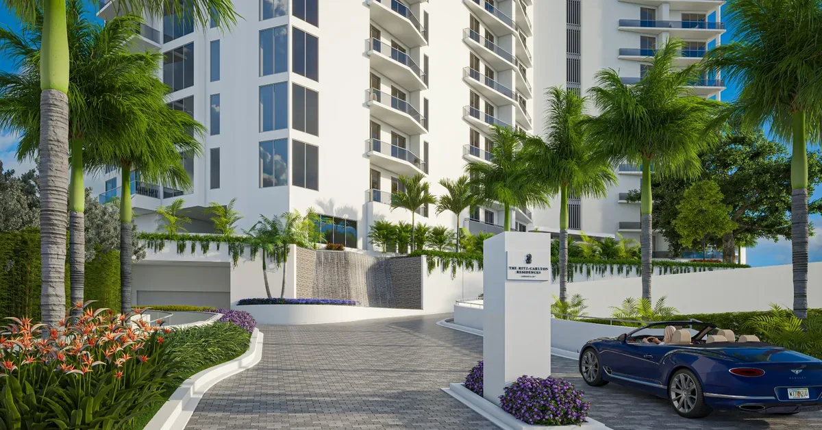 Ritz Carlton Sarasota Bay Residences Entrance
